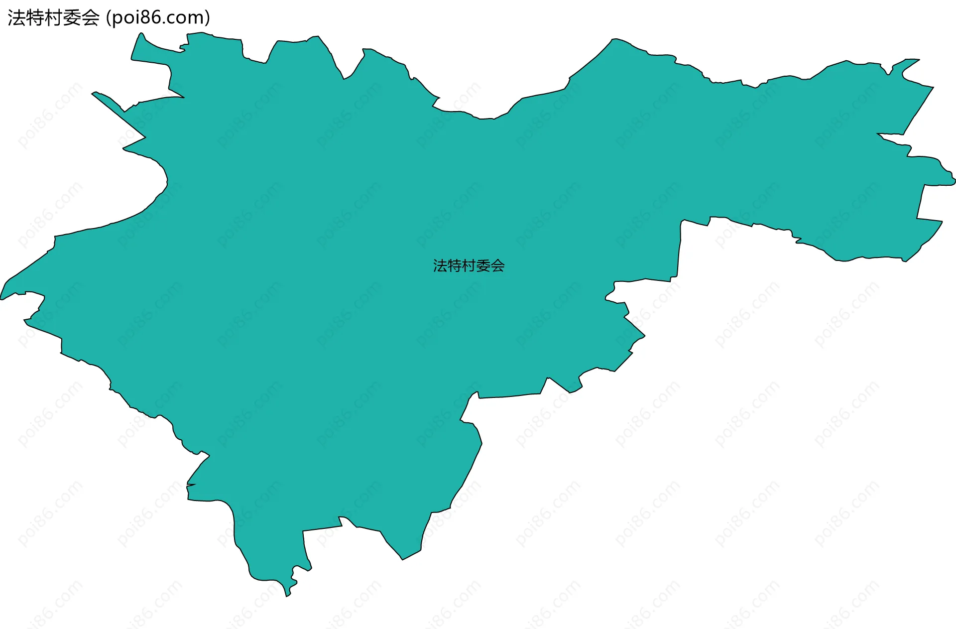 法特村委会边界地图
