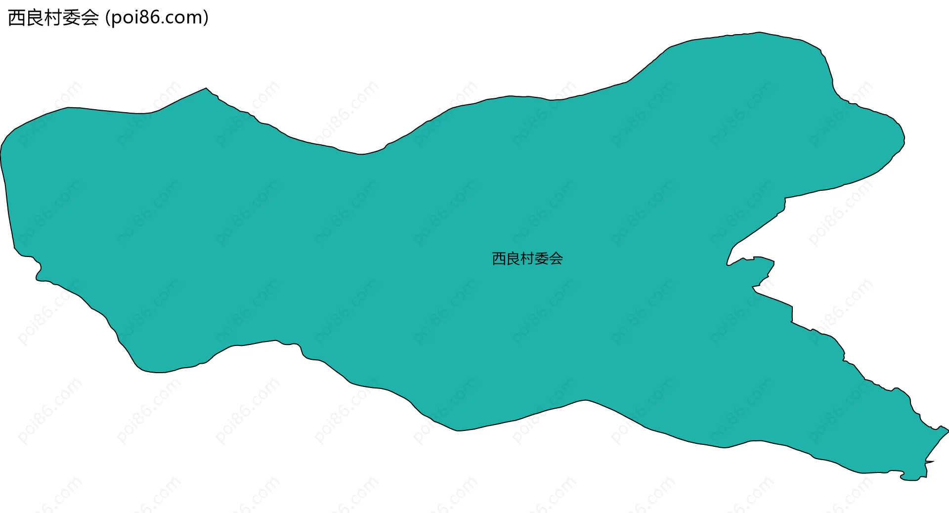 西良村委会边界地图