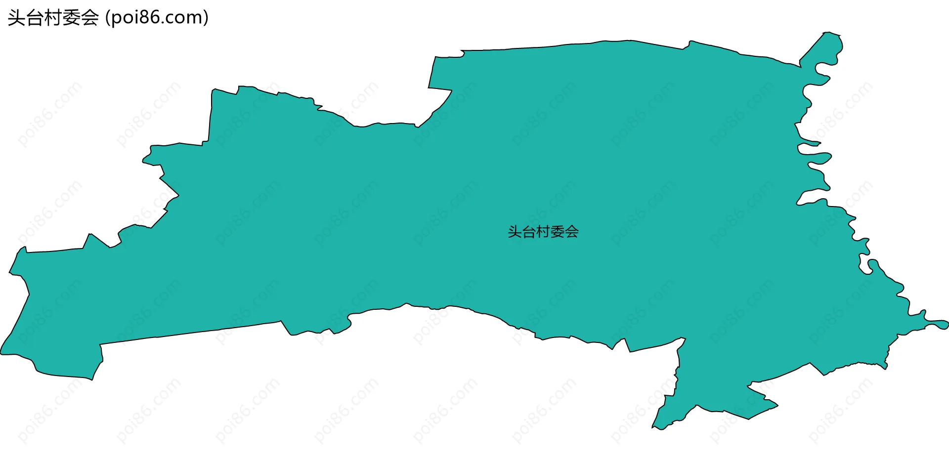 头台村委会边界地图