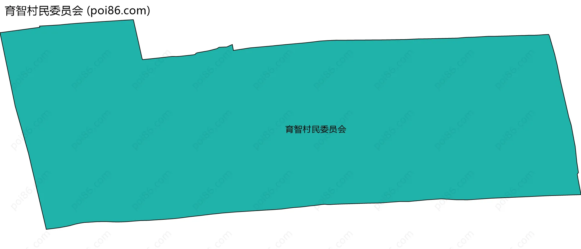 育智村民委员会边界地图