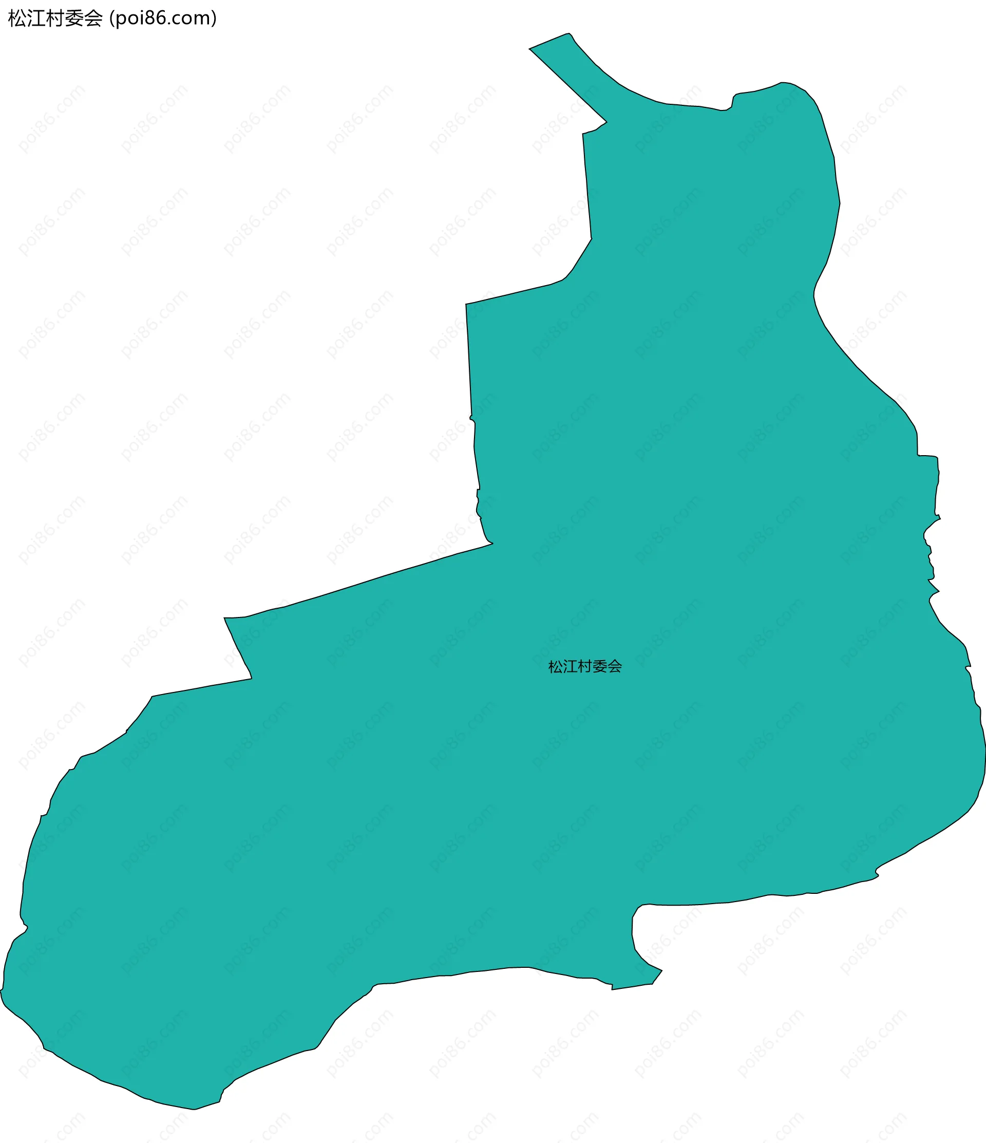 松江村委会边界地图
