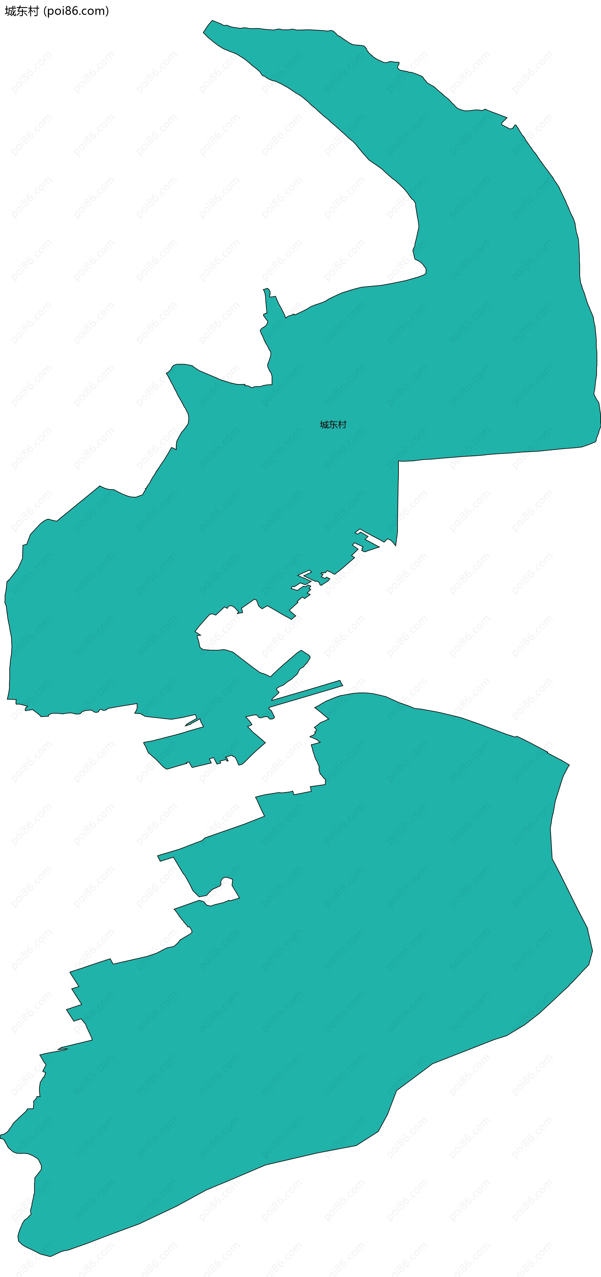 城东村边界地图