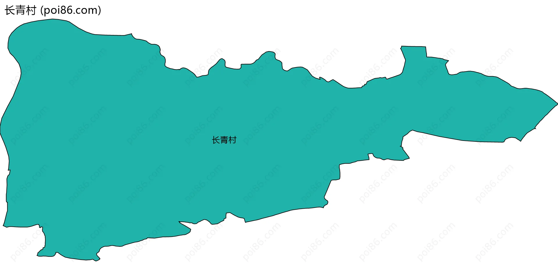 长青村边界地图