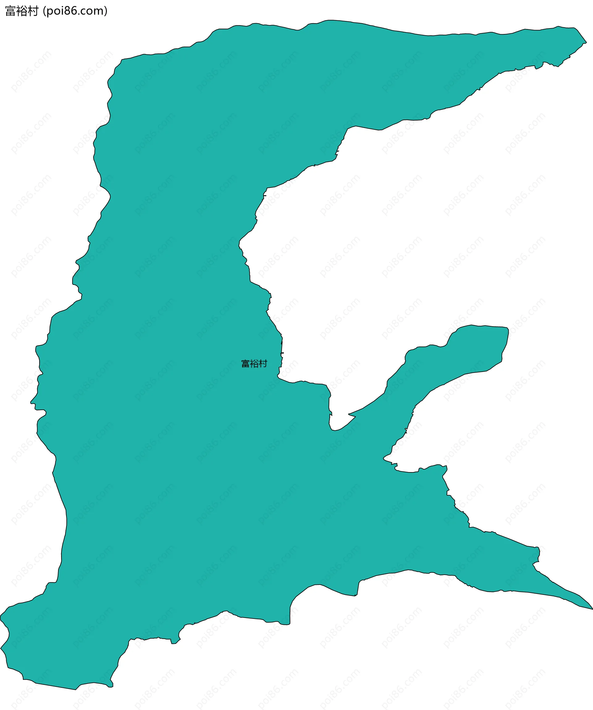 富裕村边界地图