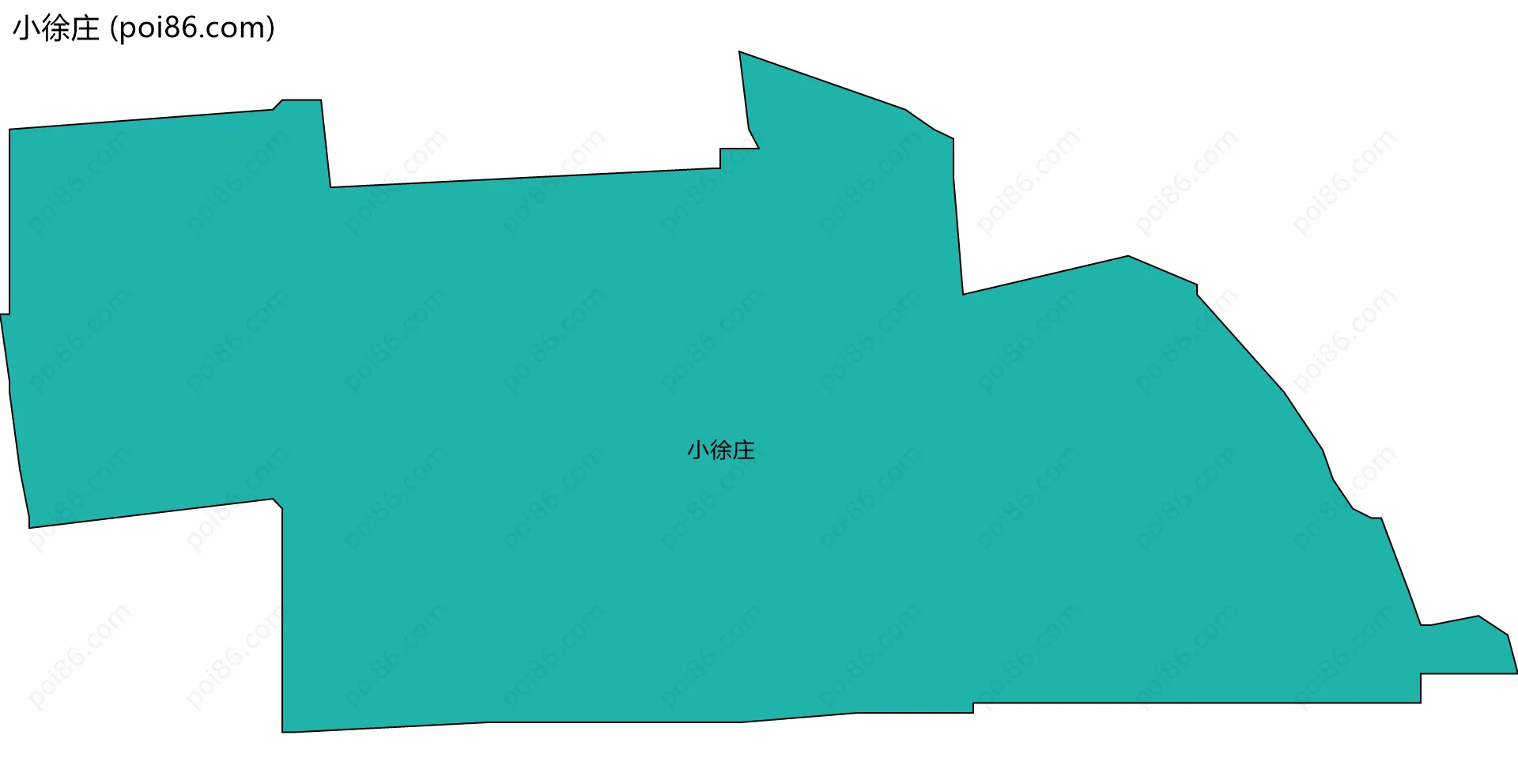 小徐庄边界地图