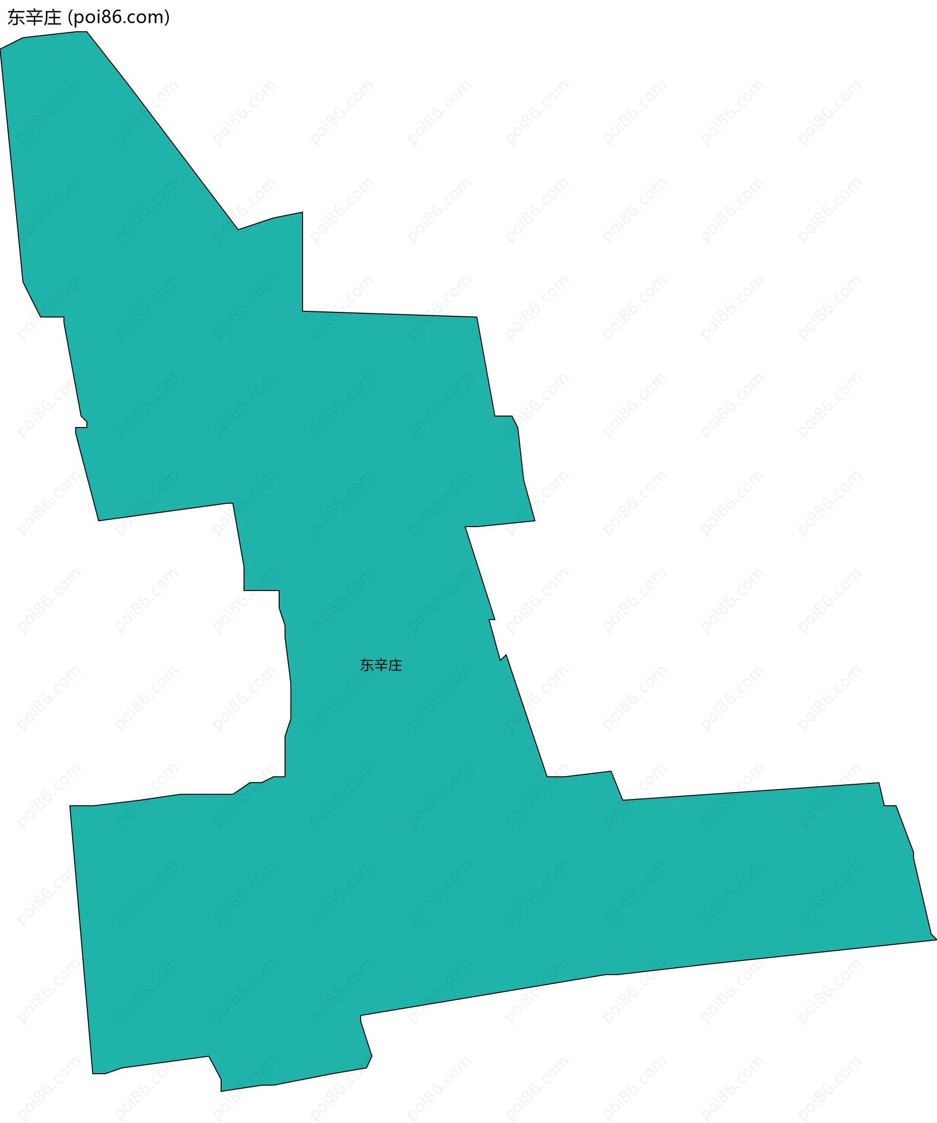 东辛庄边界地图