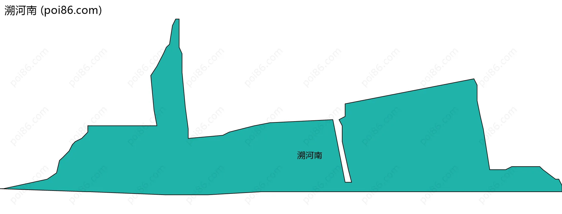 溯河南边界地图