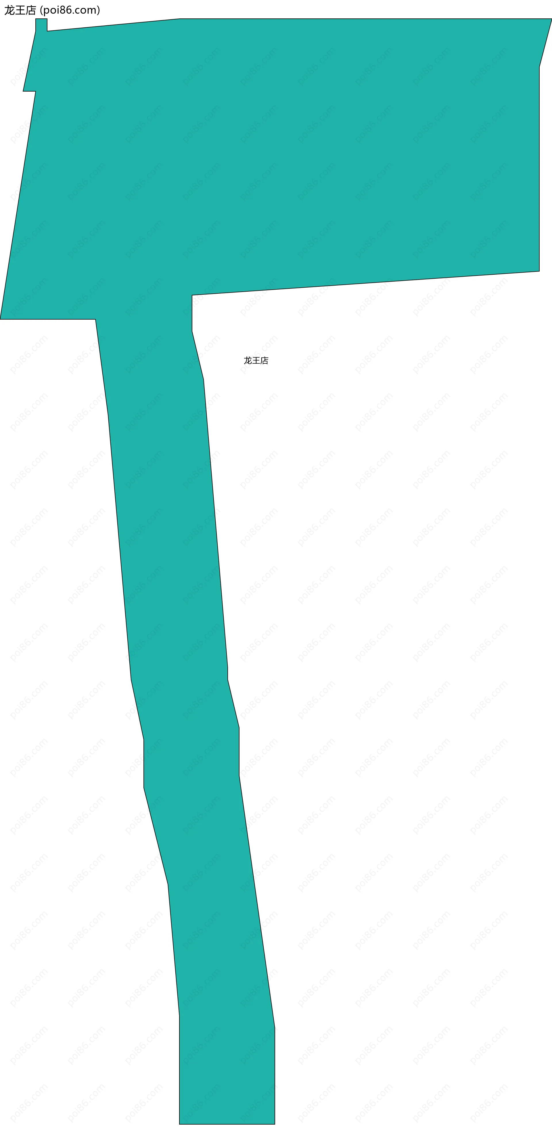 龙王店边界地图