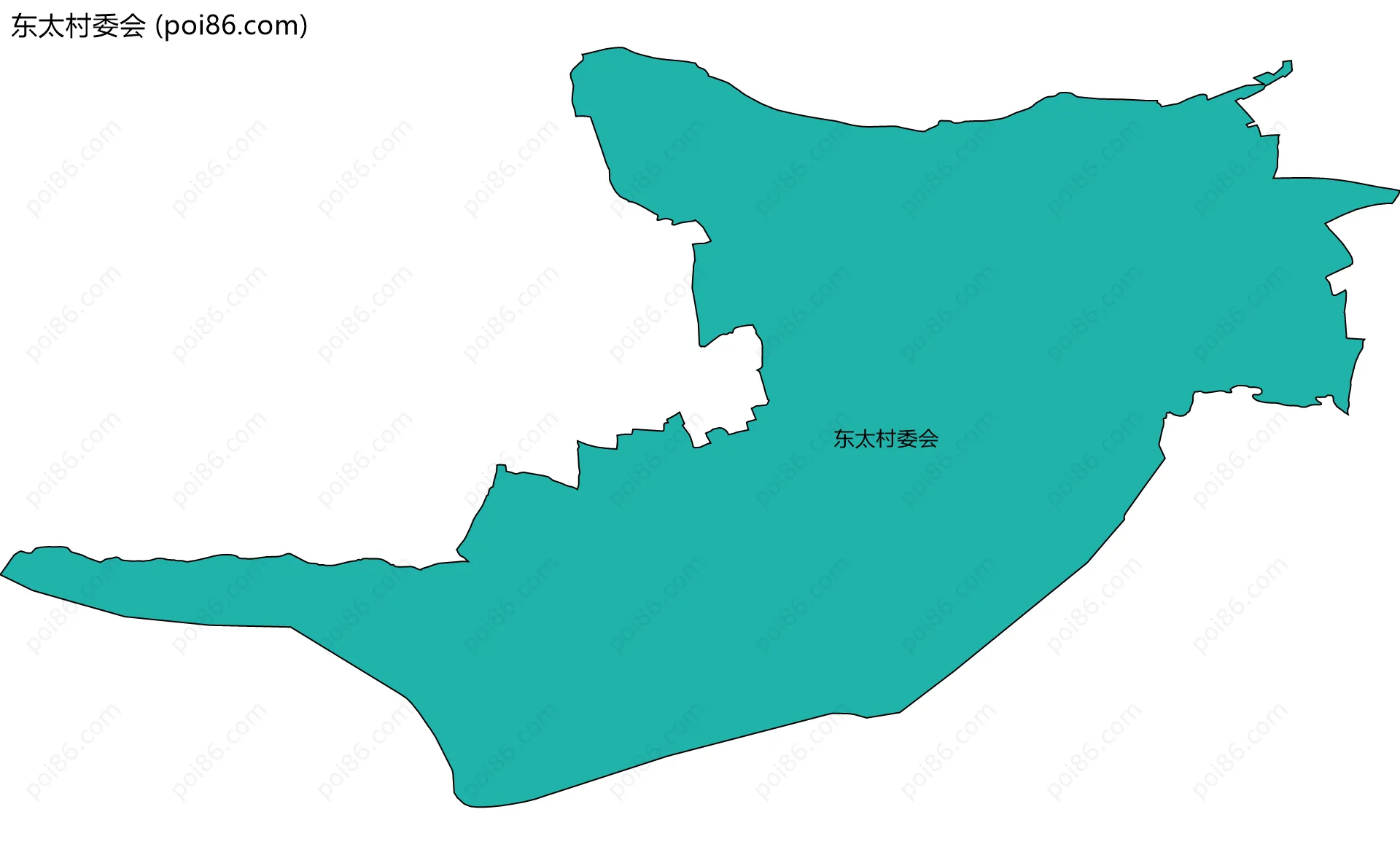 东太村委会边界地图