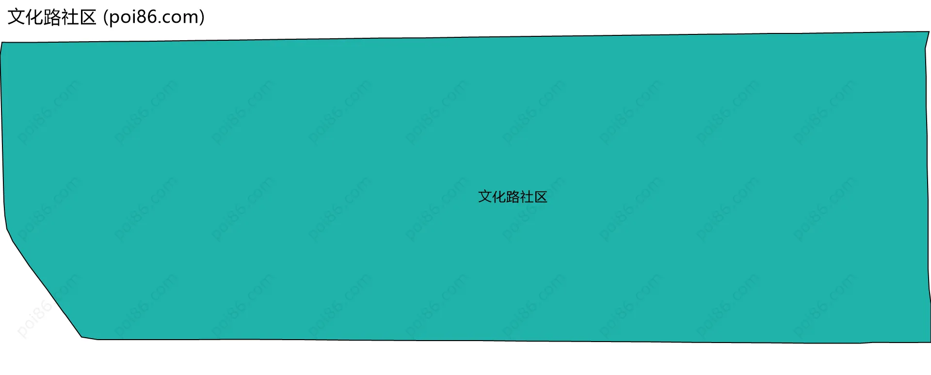 文化路社区边界地图