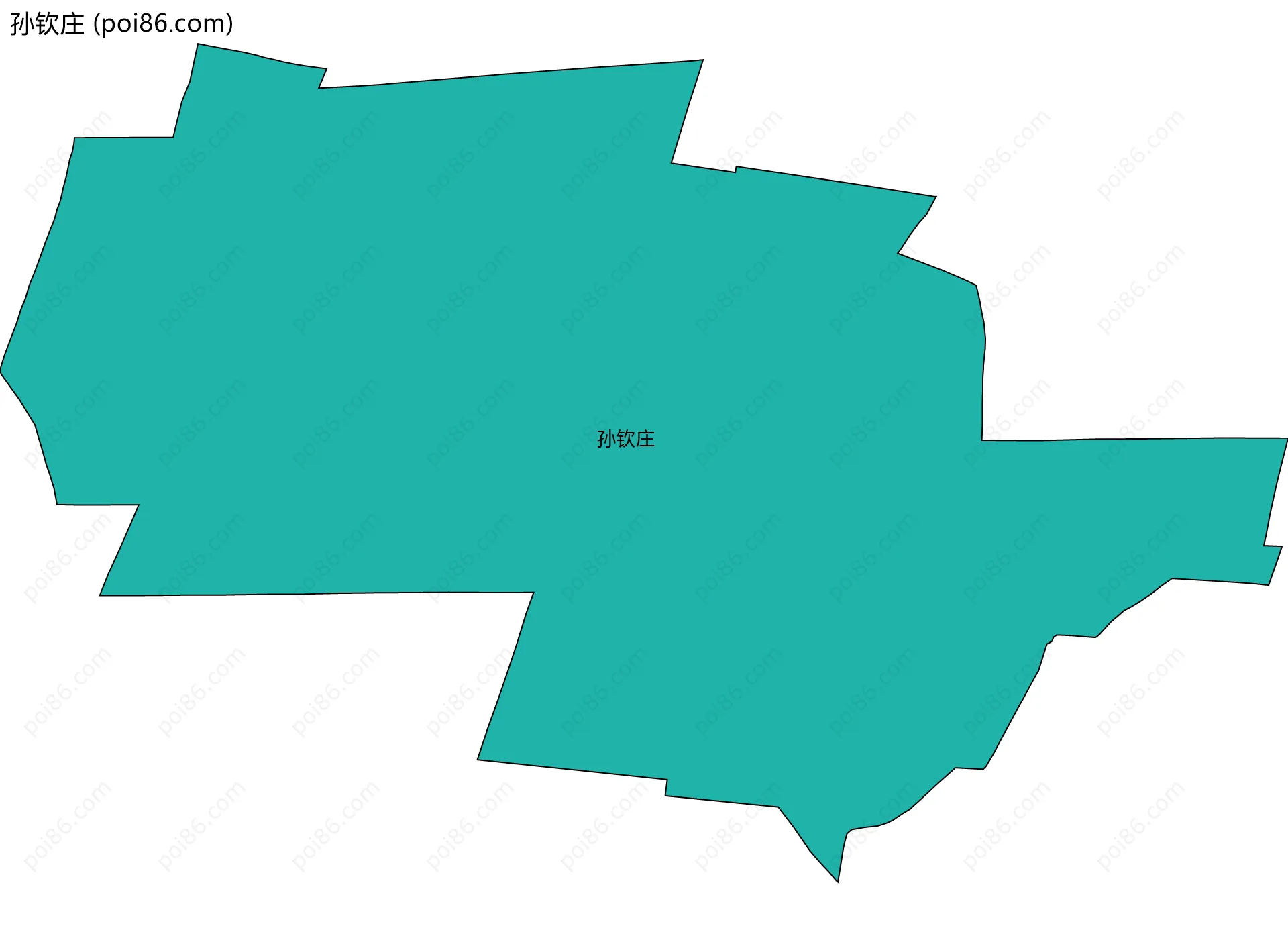 孙钦庄边界地图