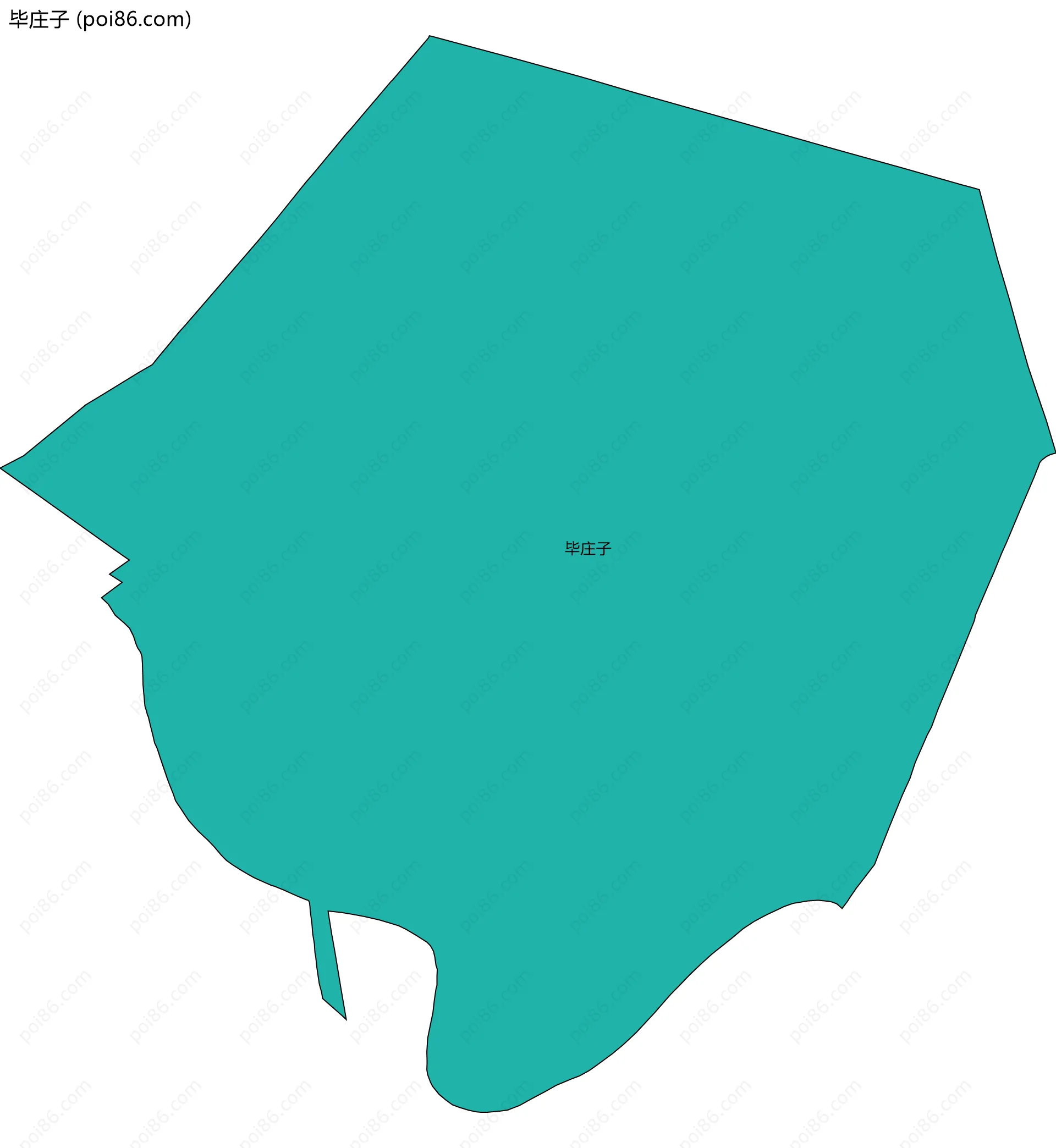 毕庄子边界地图