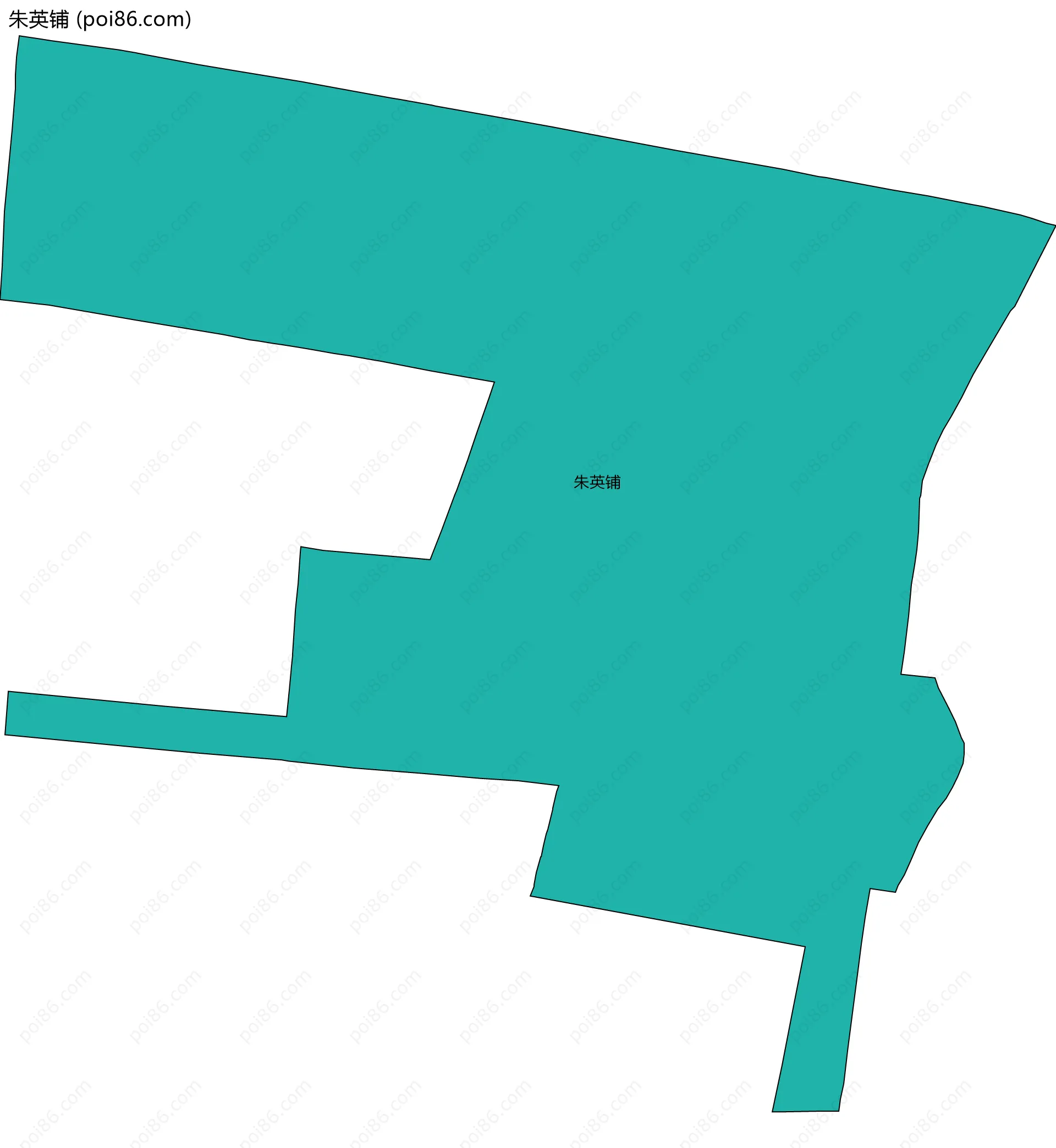 朱英铺边界地图