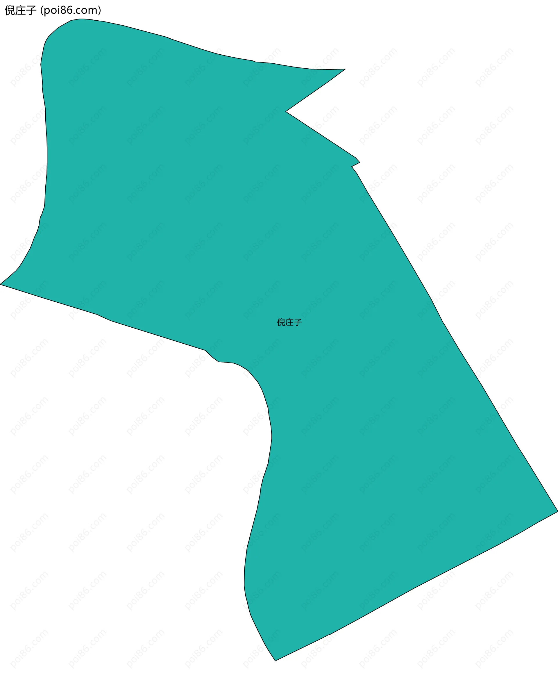 倪庄子边界地图