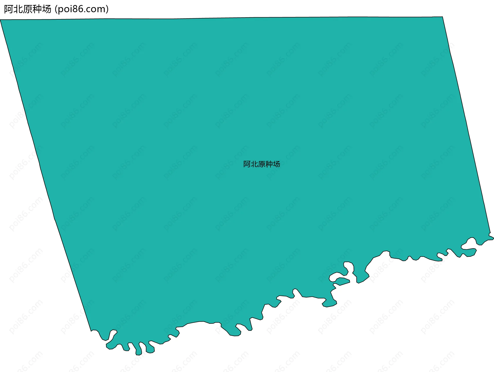 阿北原种场边界地图