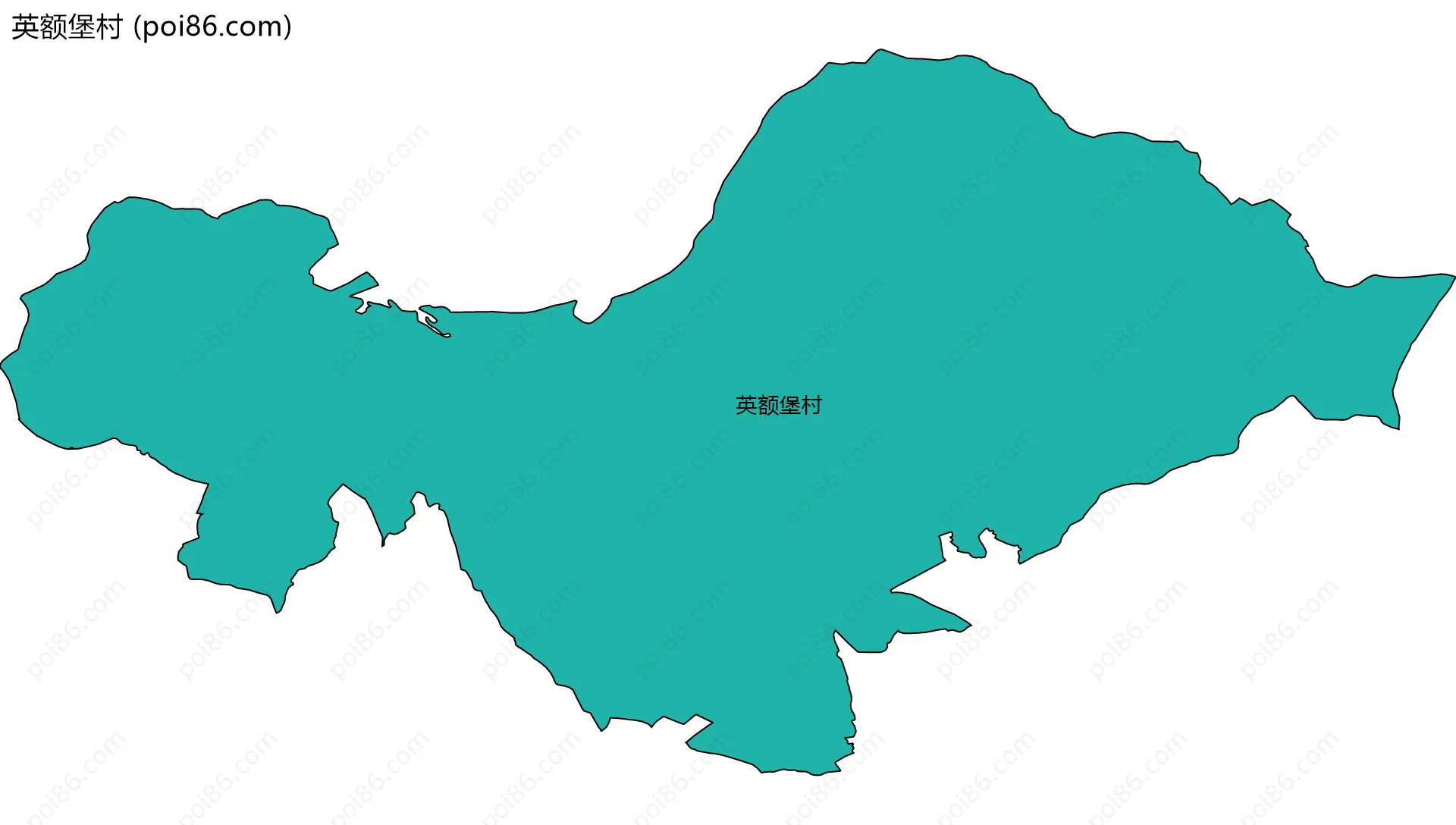英额堡村边界地图
