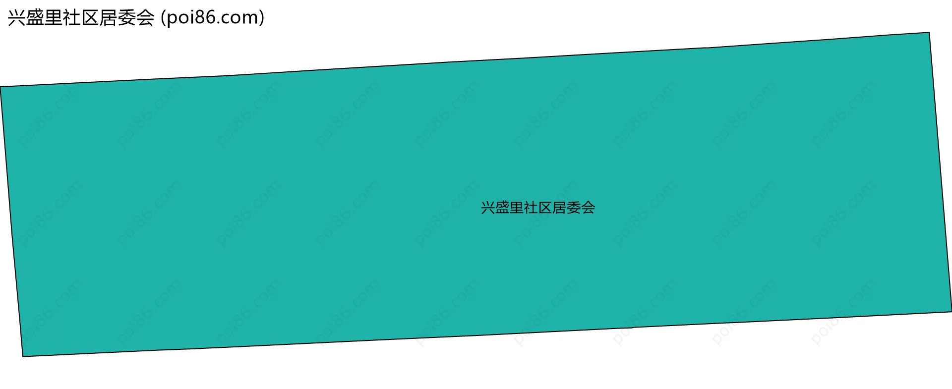 兴盛里社区居委会边界地图
