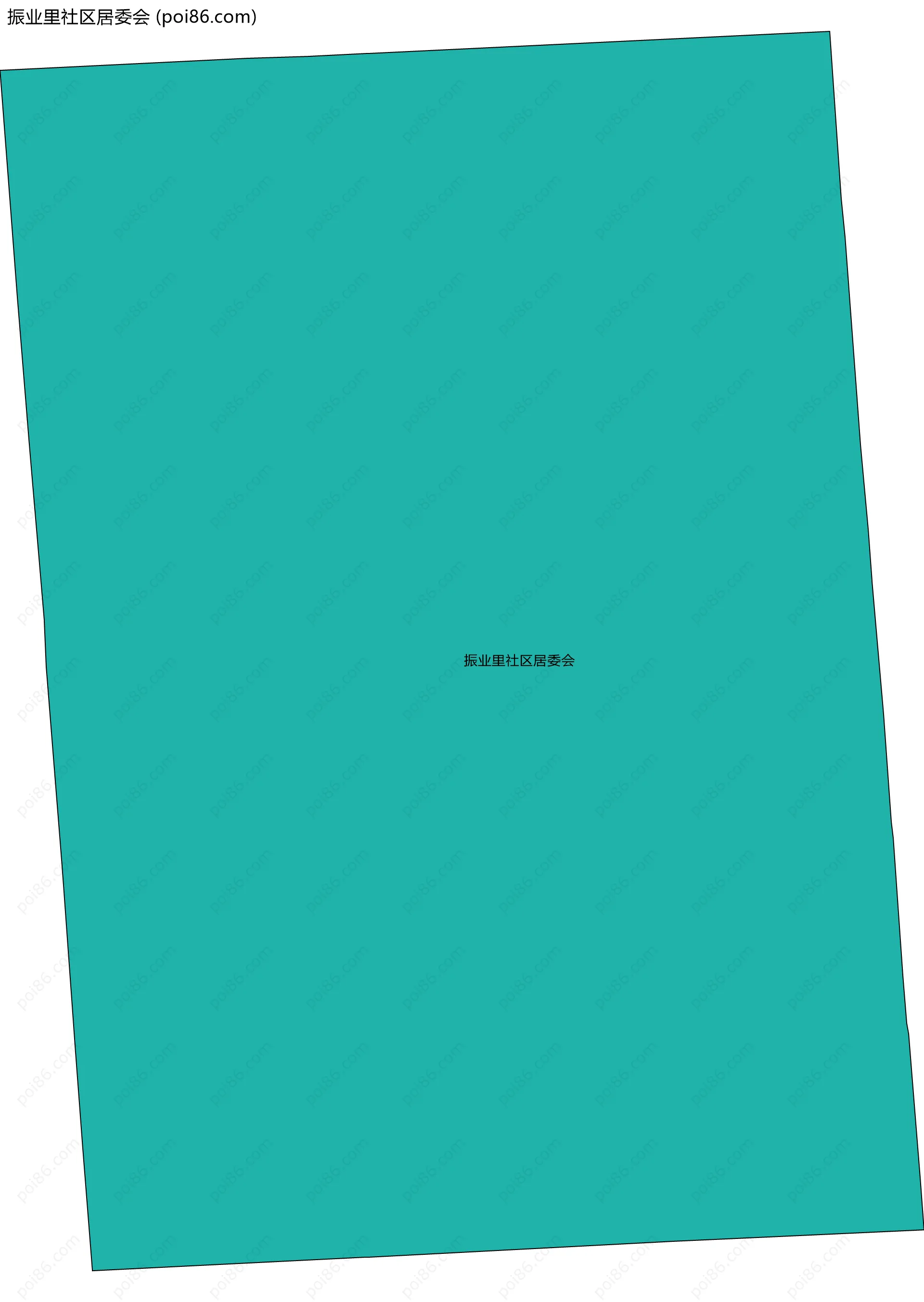 振业里社区居委会边界地图