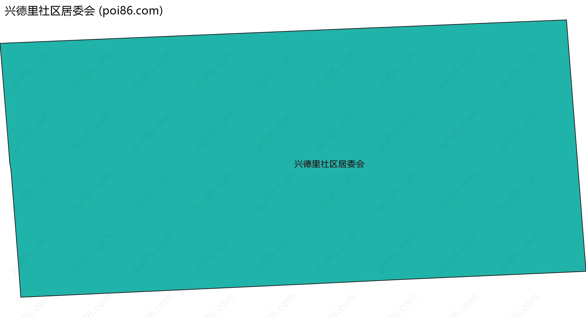 兴德里社区居委会边界地图