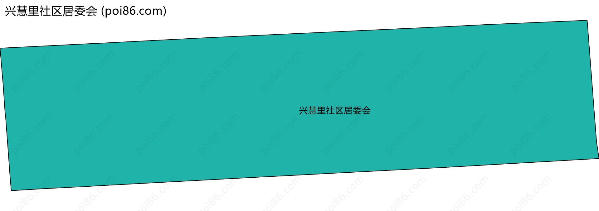 兴慧里社区居委会边界地图