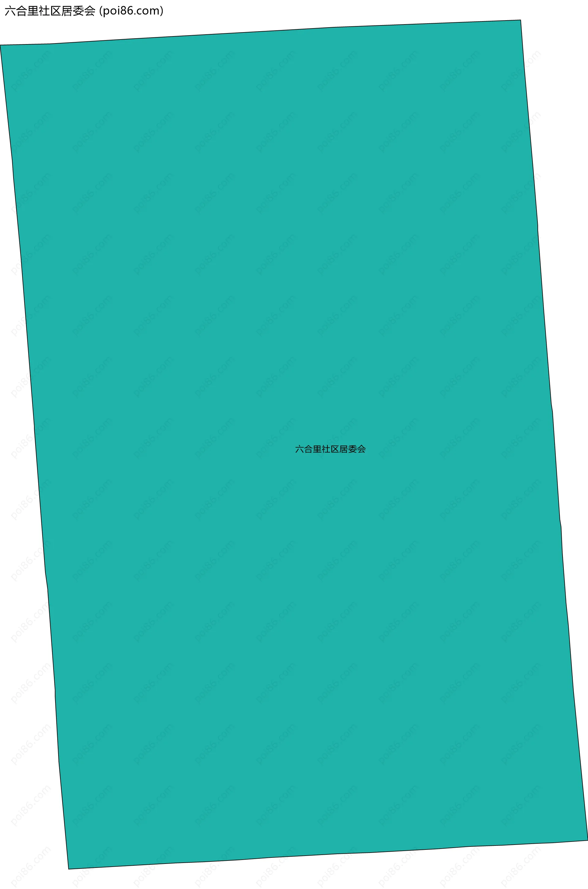 六合里社区居委会边界地图