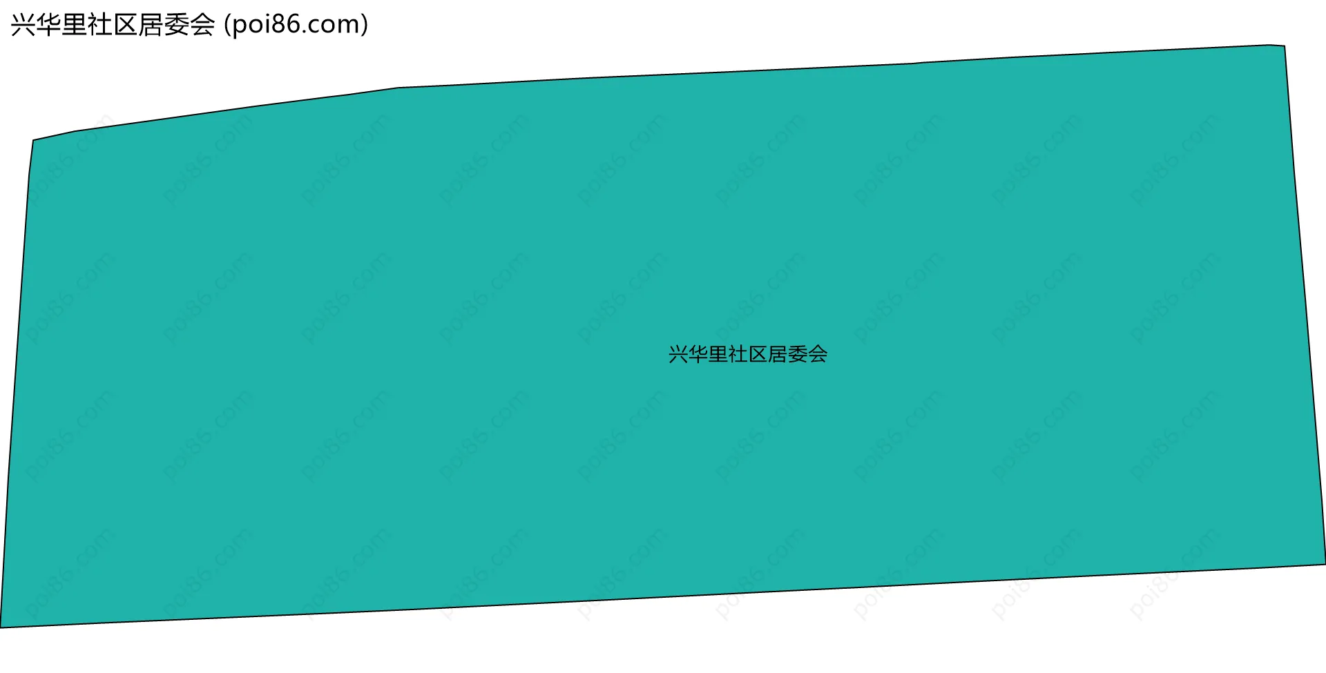 兴华里社区居委会边界地图