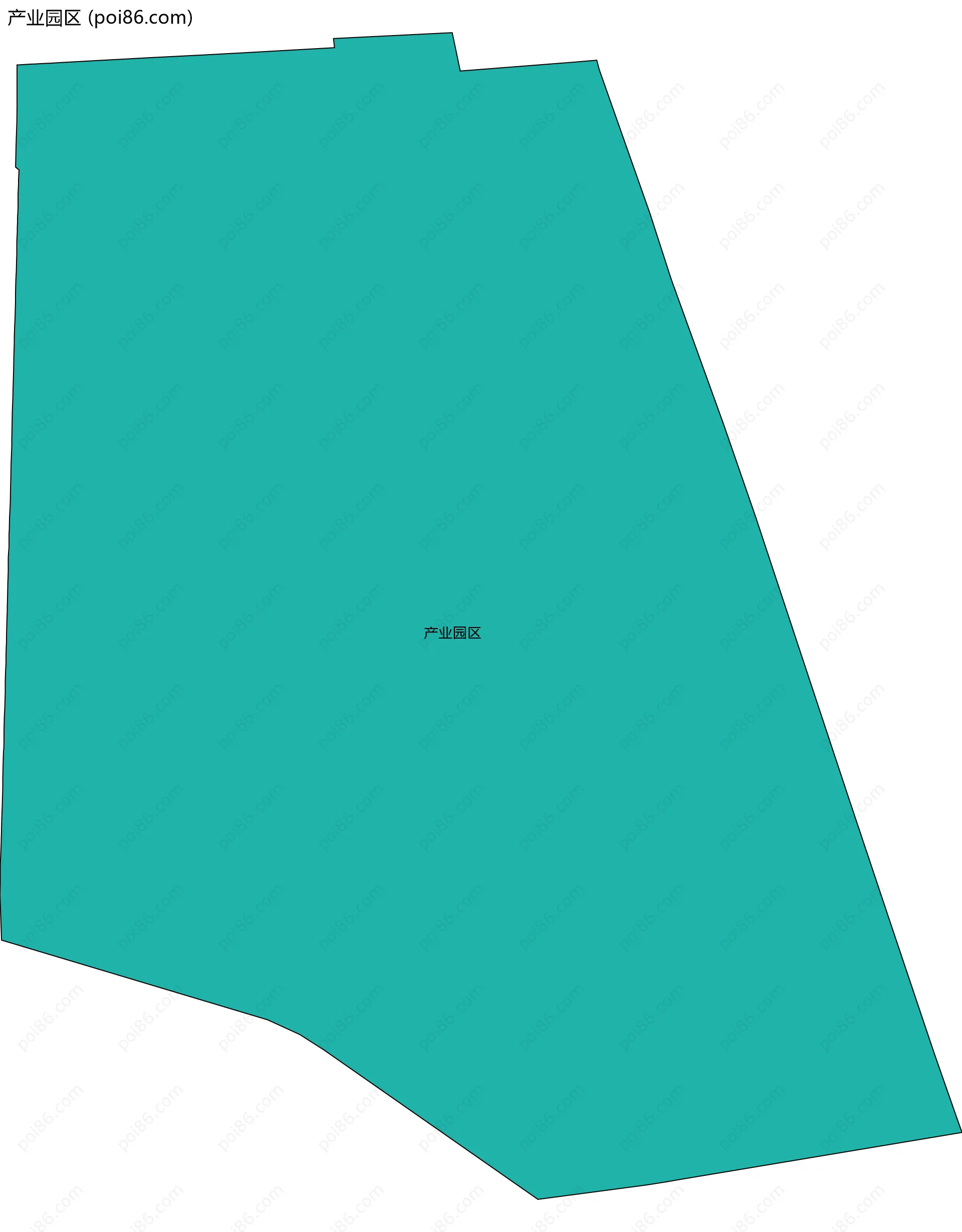 产业园区边界地图