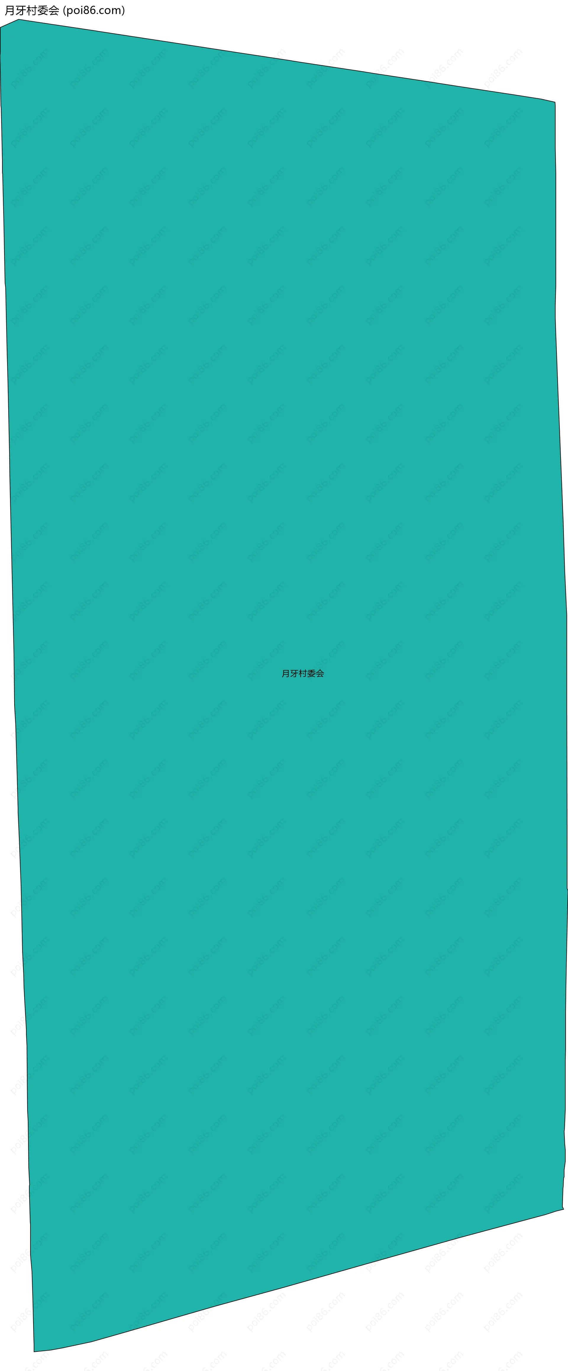 月牙村委会边界地图