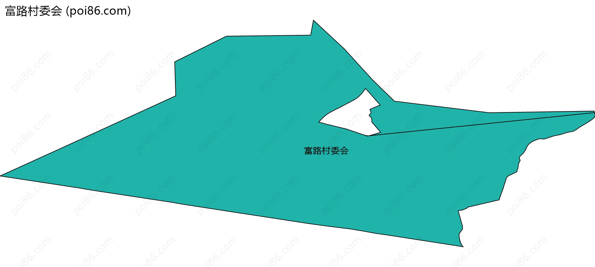 富路村委会边界地图