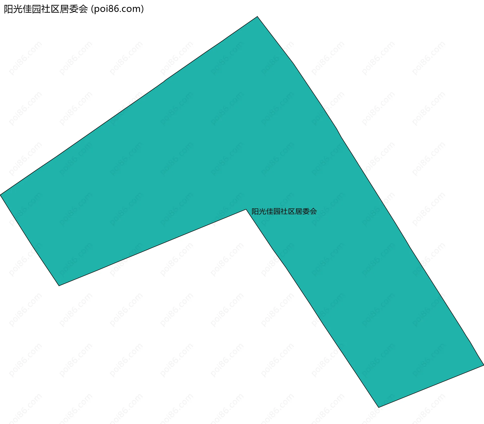 阳光佳园社区居委会边界地图