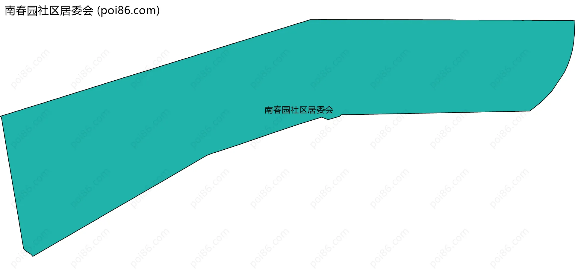 南春园社区居委会边界地图