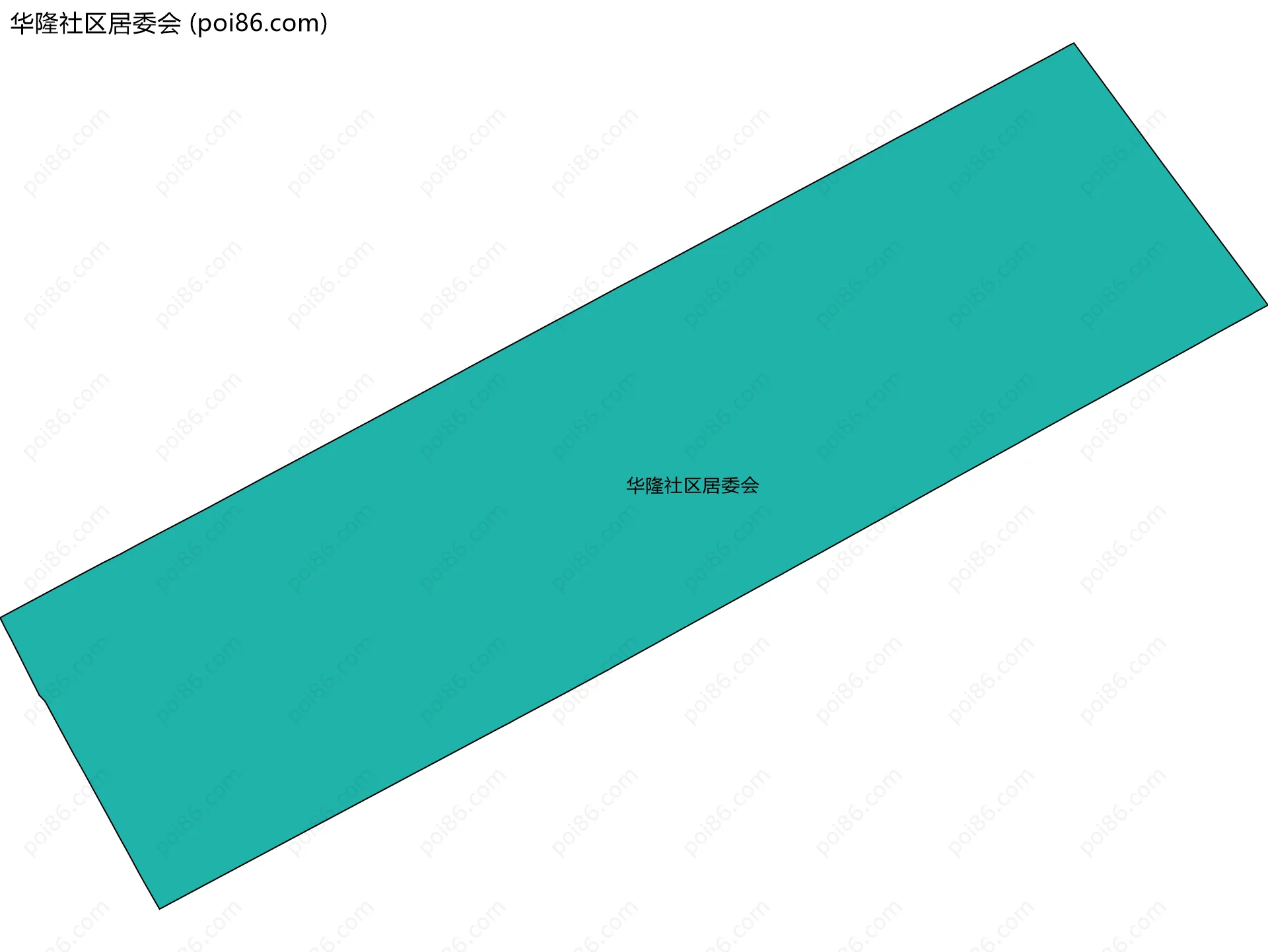 华隆社区居委会边界地图