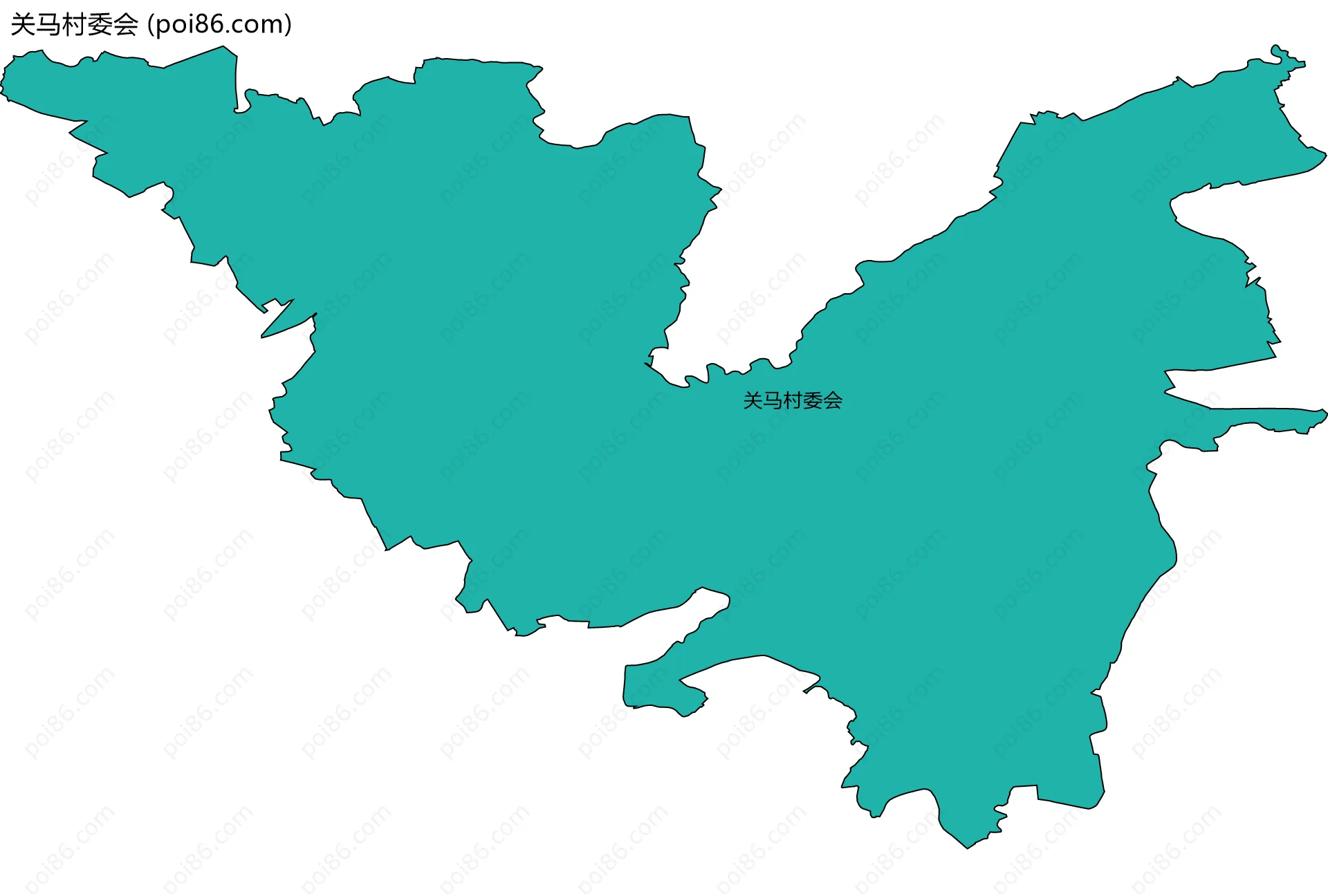 关马村委会边界地图