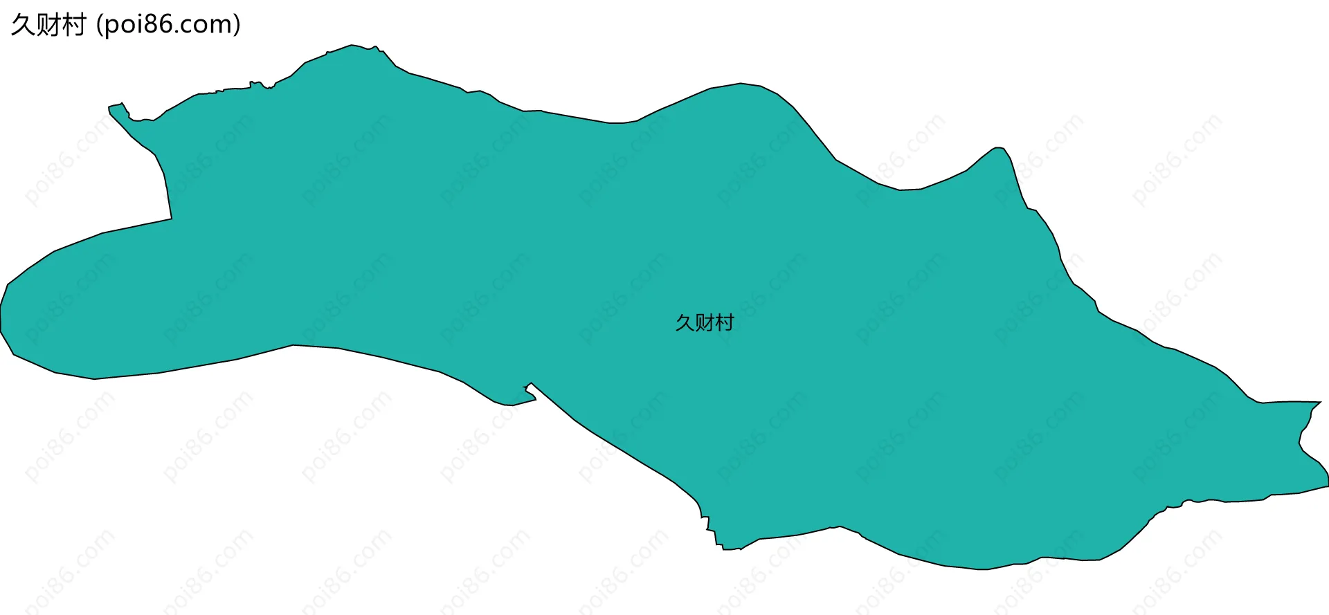 久财村边界地图