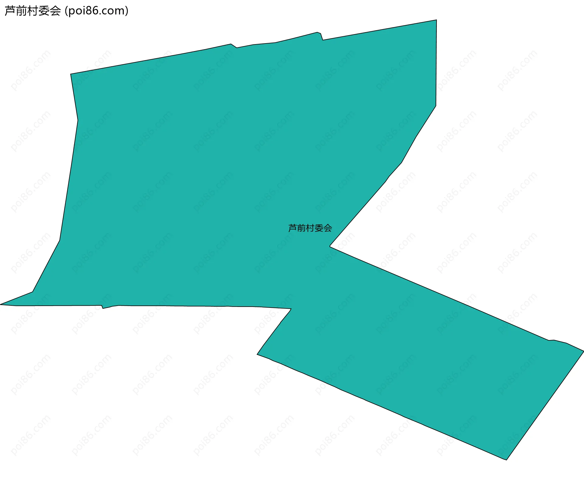 芦前村委会边界地图