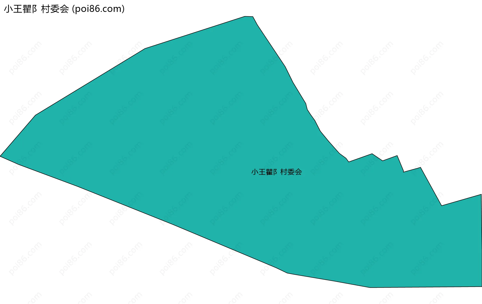 小王瞿阝村委会边界地图