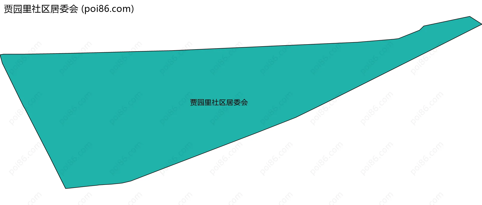 贾园里社区居委会边界地图