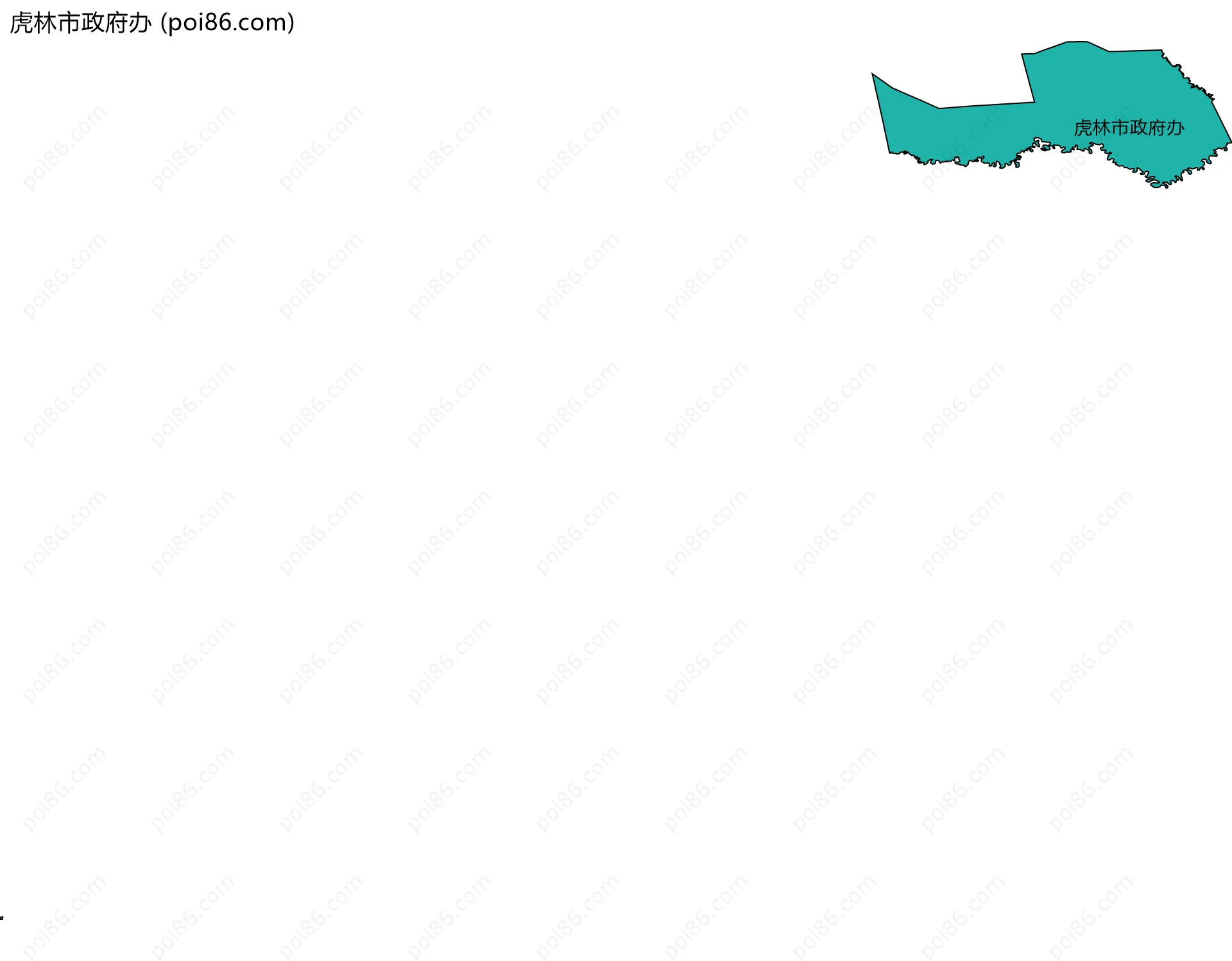 虎林市政府办边界地图