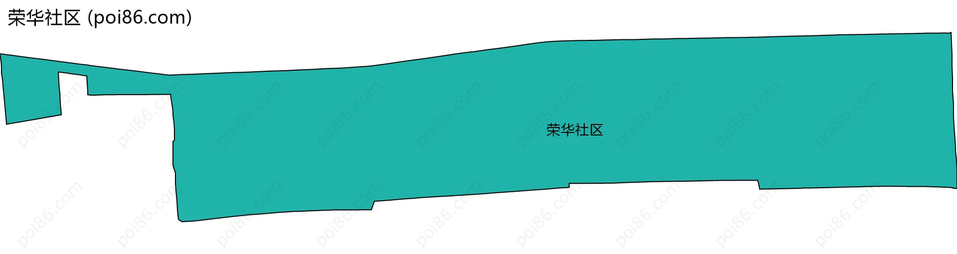 荣华社区边界地图