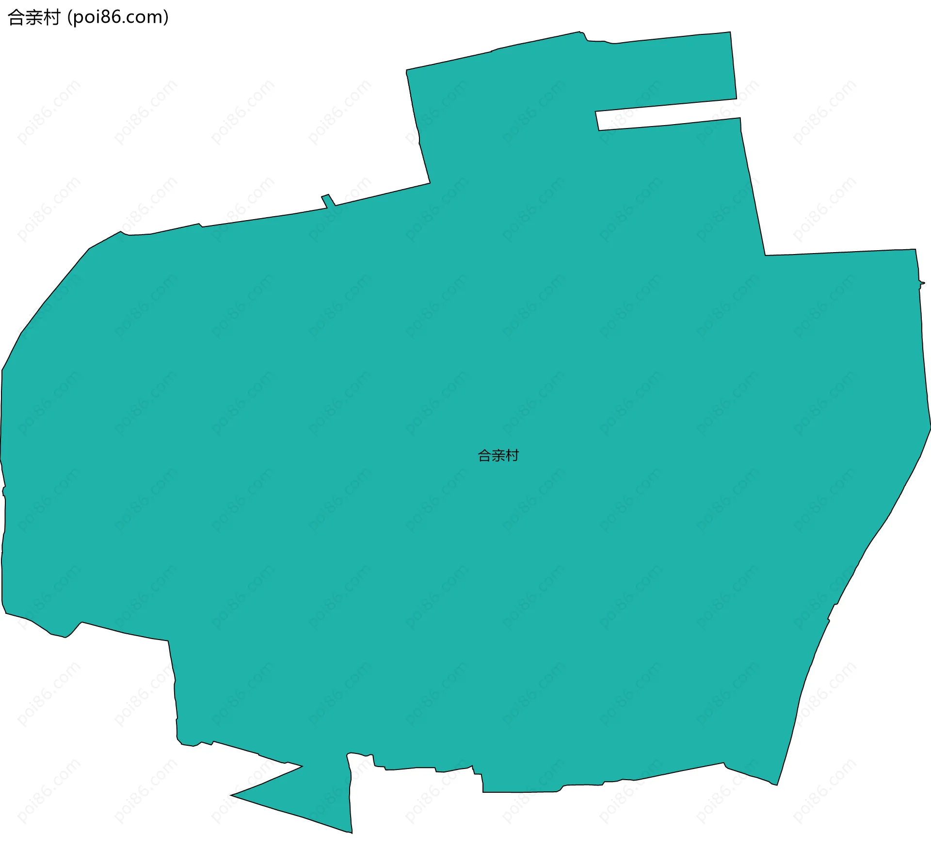 合亲村边界地图