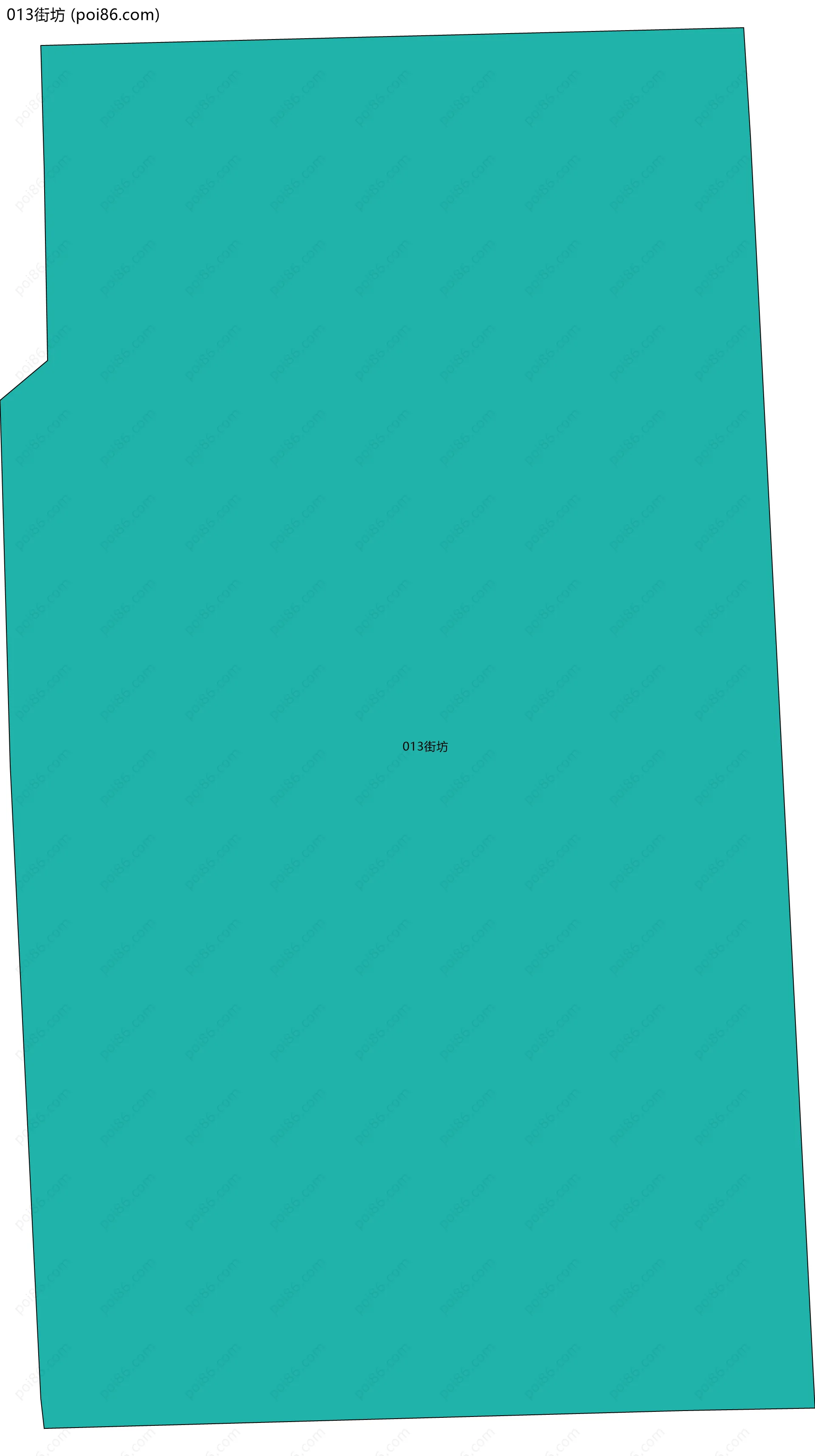 013街坊边界地图