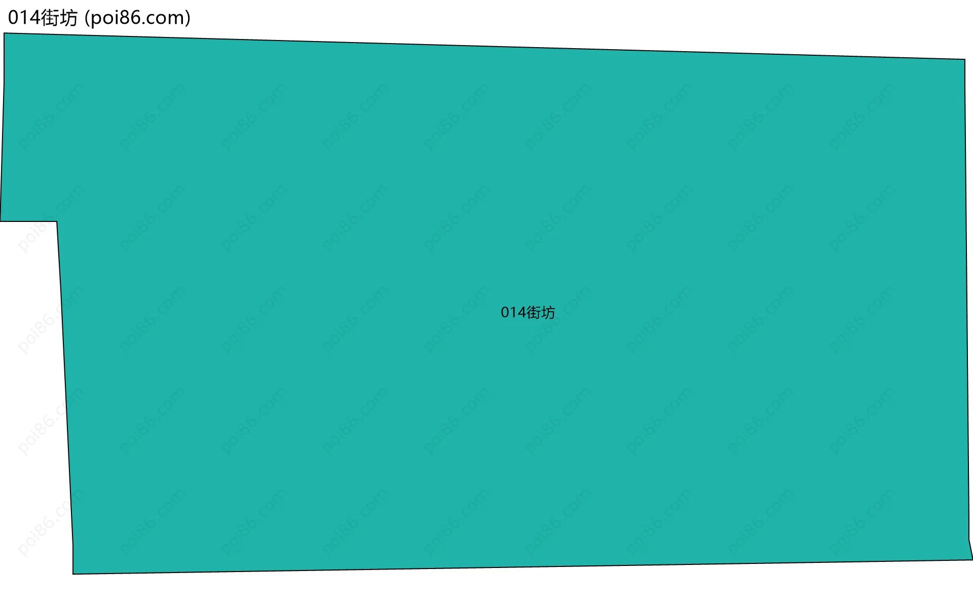 014街坊边界地图