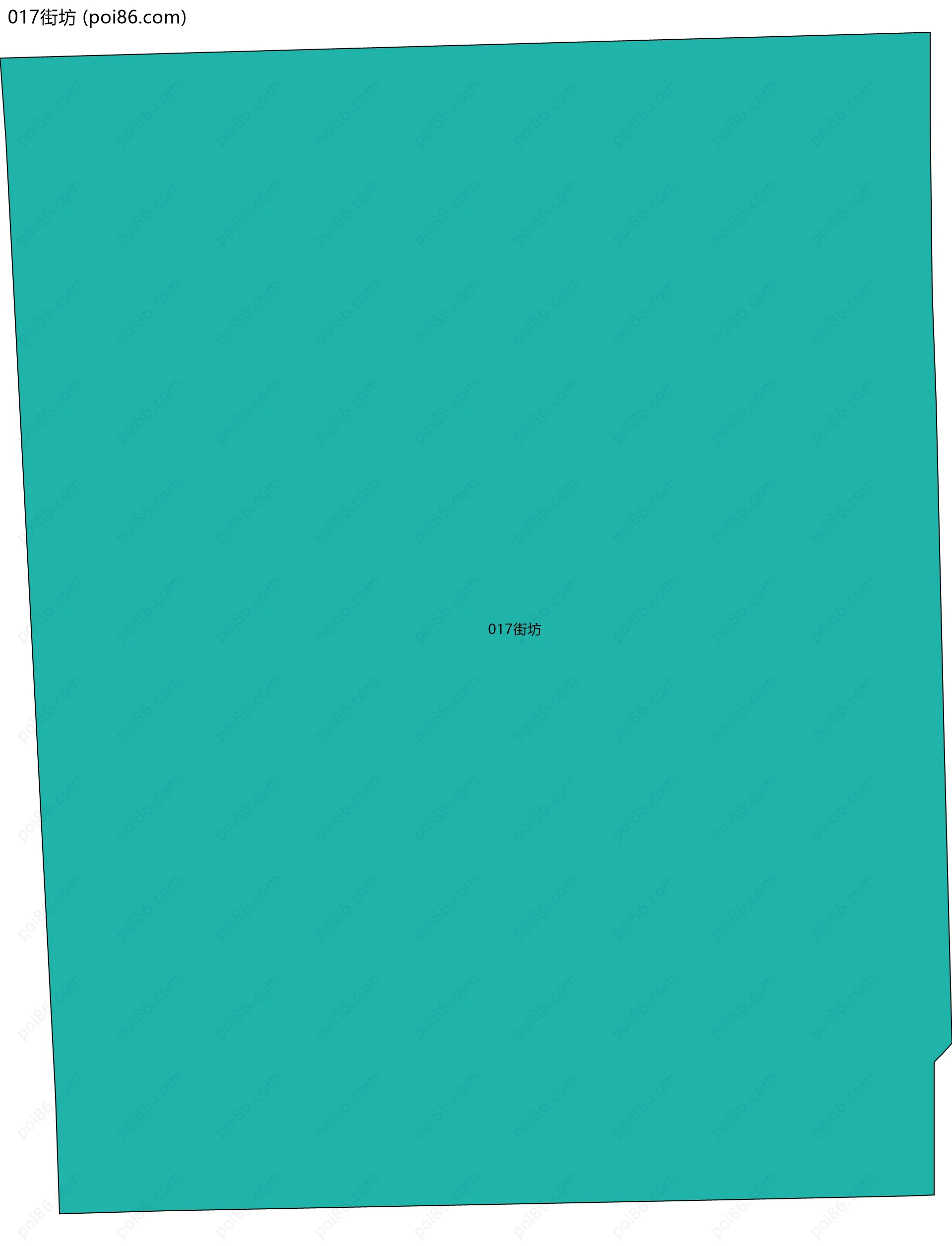 017街坊边界地图