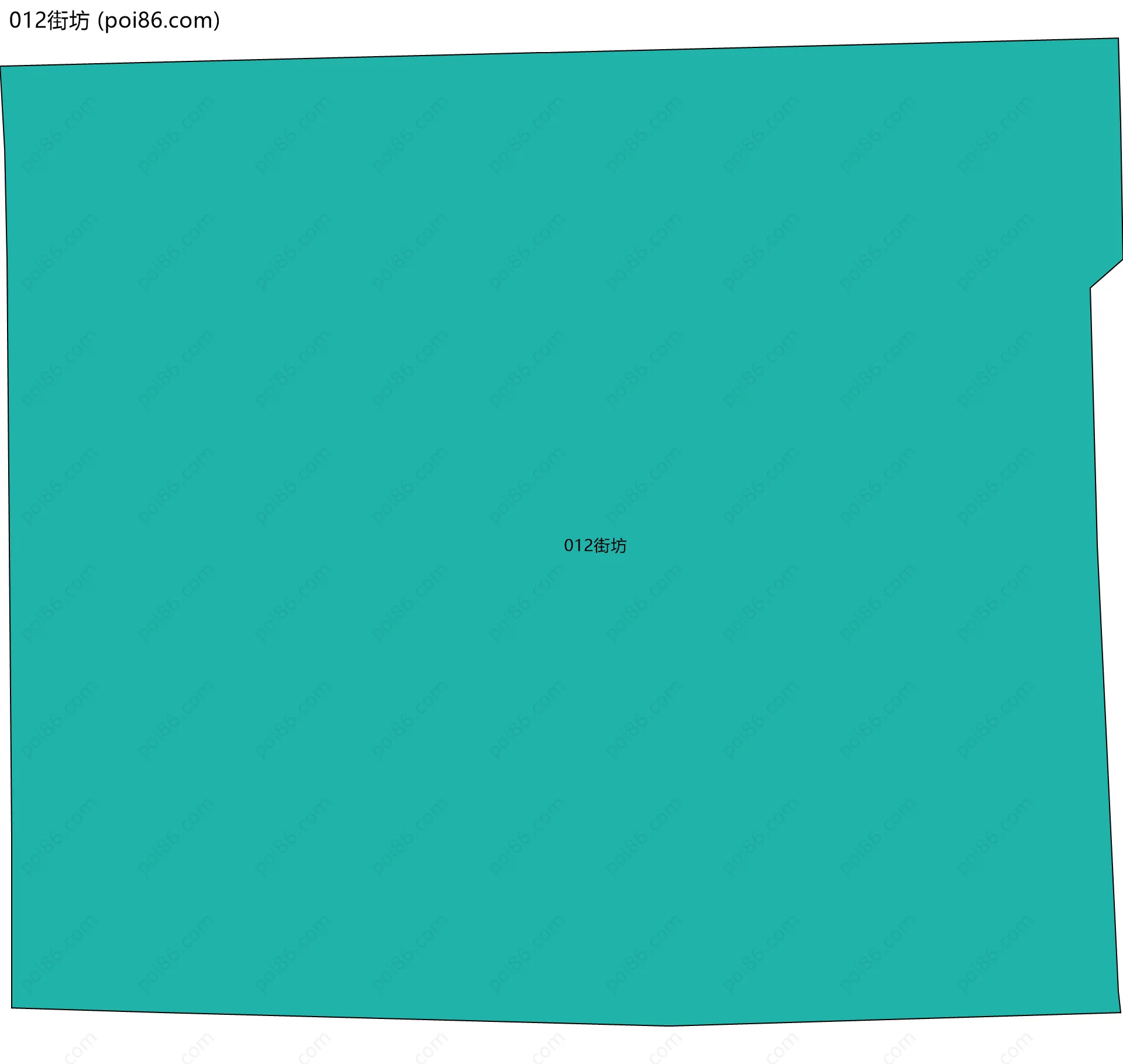 012街坊边界地图