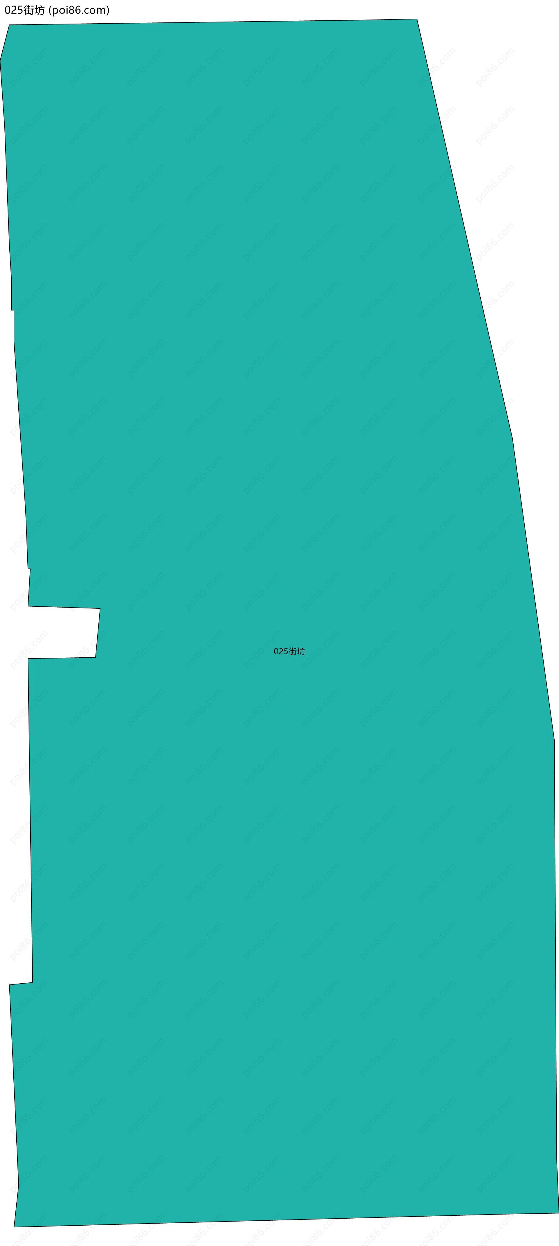 025街坊边界地图