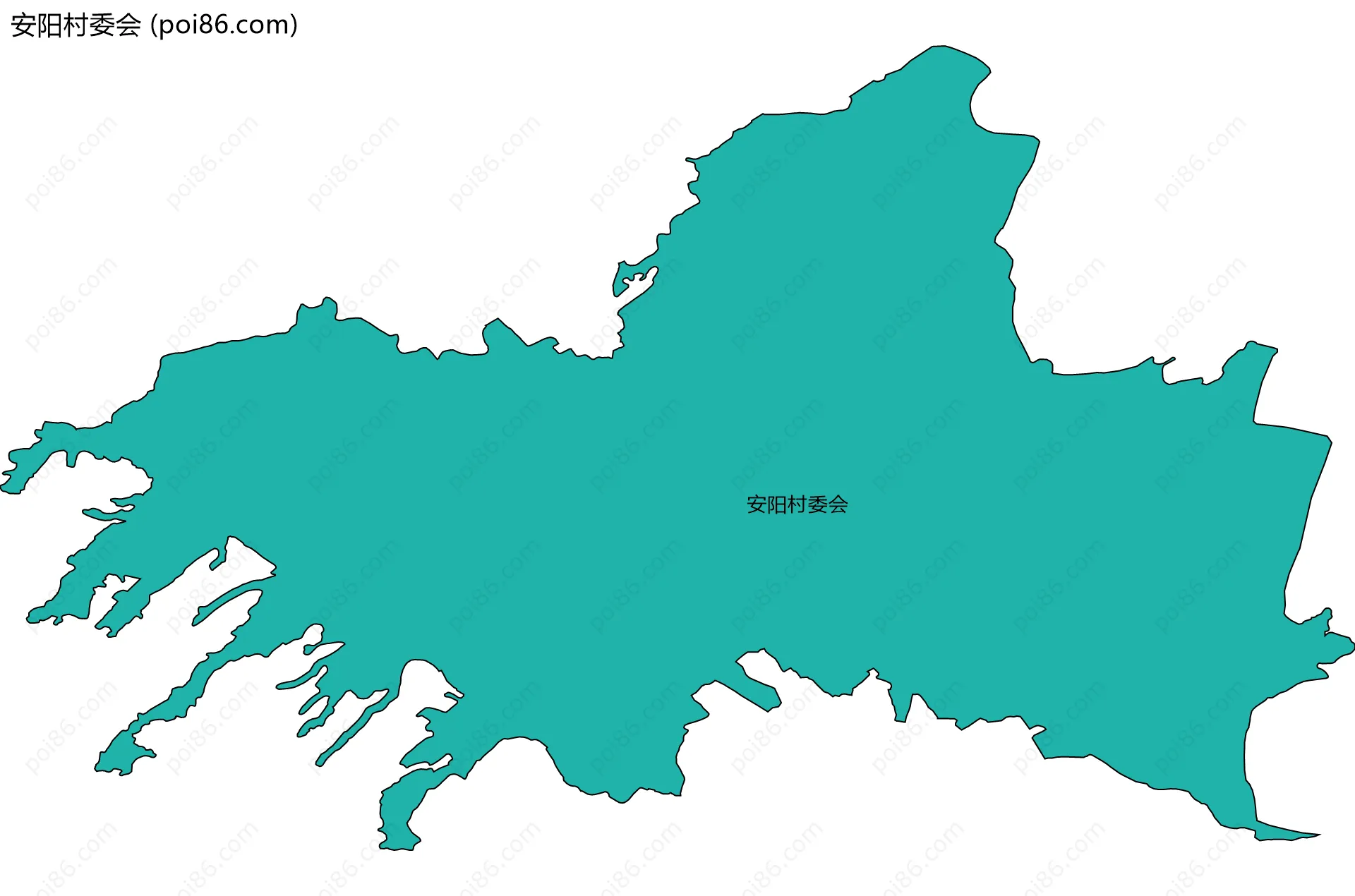 安阳村委会边界地图