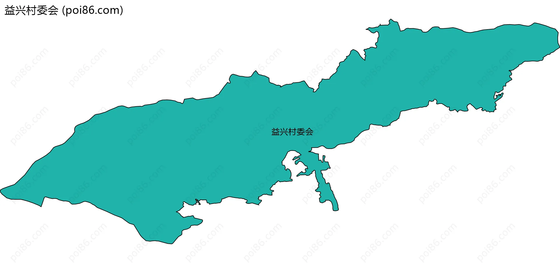 益兴村委会边界地图