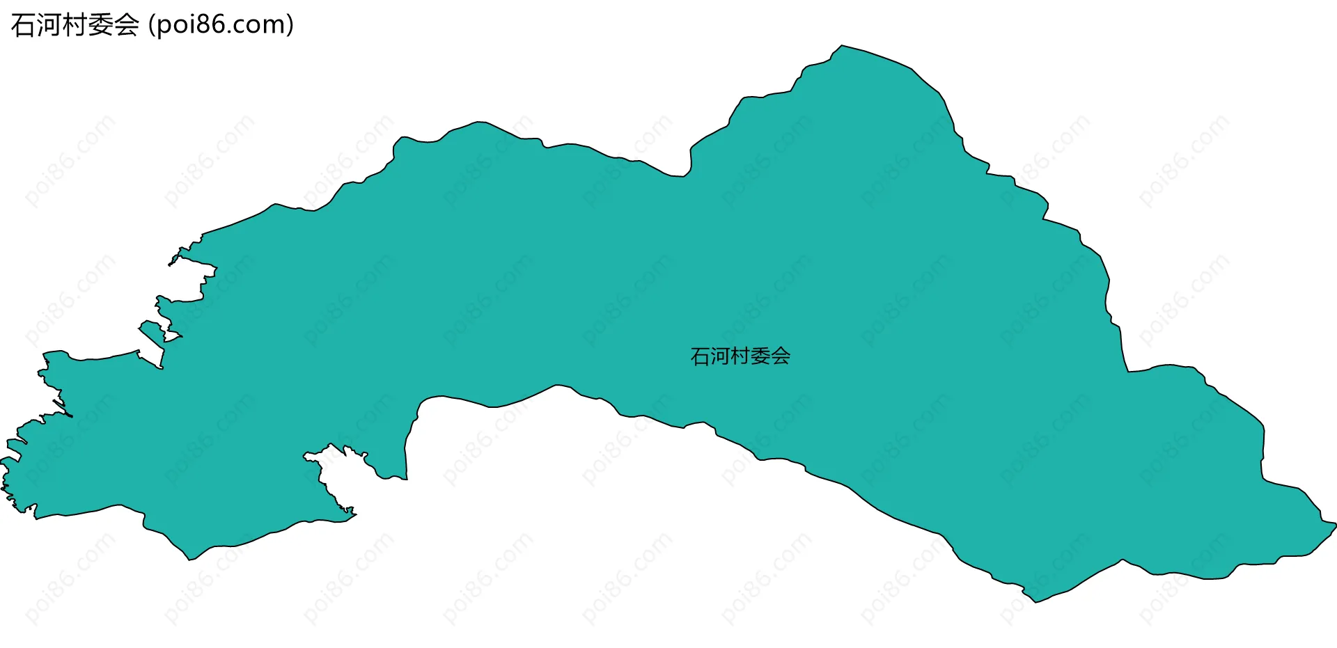 石河村委会边界地图
