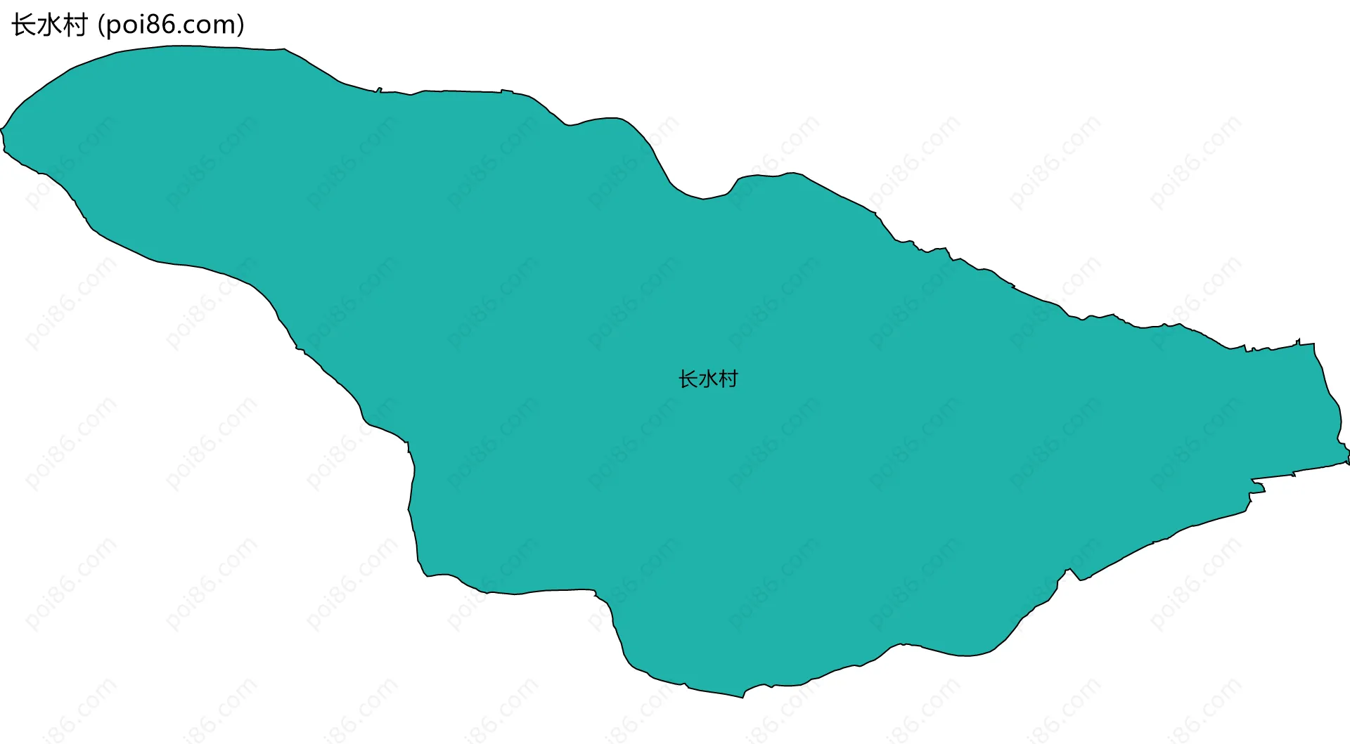 长水村边界地图
