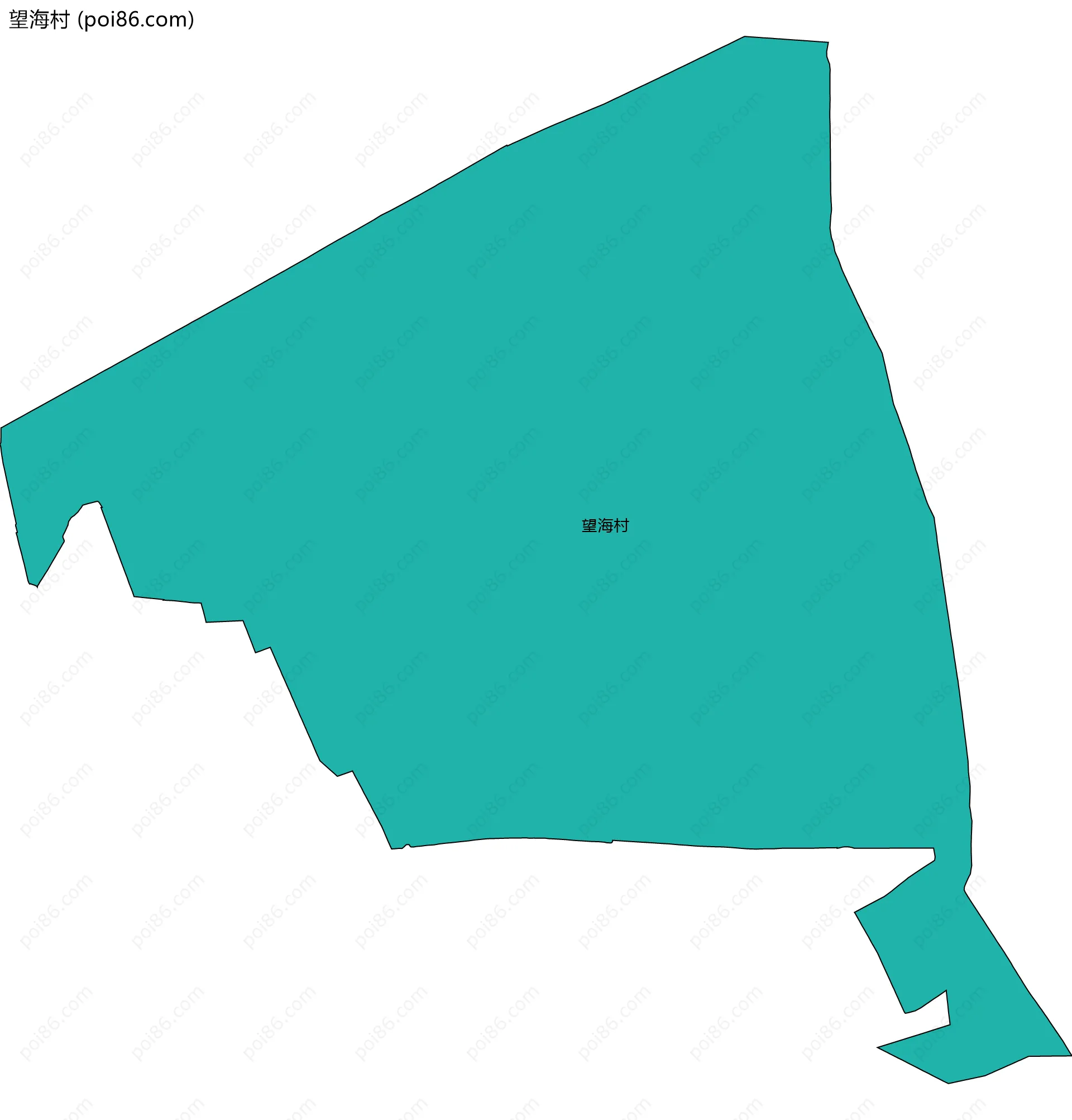 望海村边界地图